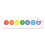 7 Chakras Bumper Stickers