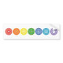 7 Chakras Bumper Stickers