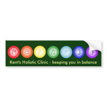 7 Chakras Bumper Sticker bumper stickers