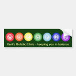 7 Chakras Bumper Sticker