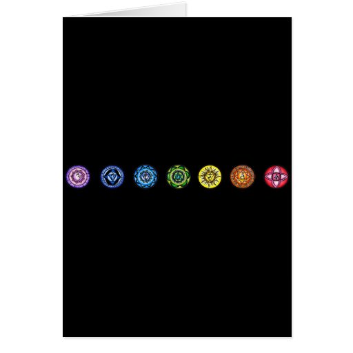 7 Chakras Greeting Cards