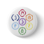 7 Chakras in a Circle Pin