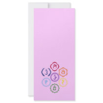 7 Chakras in a Circle rack cards