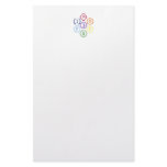 7 Chakras in a Circle Stationery Design