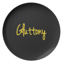 7 Deadly Sins Gluttony Custom Plate