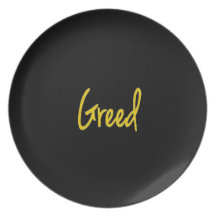 7 Deadly Sins Greed Custom Plate