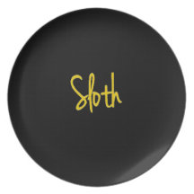 7 Deadly Sins Sloth Custom Plate