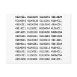 7 Dirty Binary Words Postcards