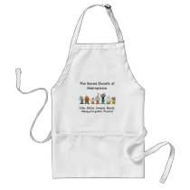 7 Dwarfs of Menopause Apron by gpodell1 7 Dwarfs of Menopause Apron