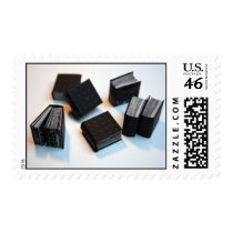 7 miniature books stamps
