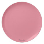 #7 placa - rosa texturizado plato para fiesta