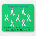 7-ribbon Lung Cancer Awareness Mousepad