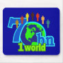 7 Seven Billion World Population Design Mouse Pad