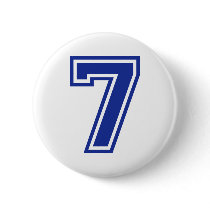 7 - seven pinback button