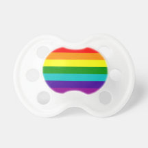 7 Stripes Rainbow Pride Pacifiers