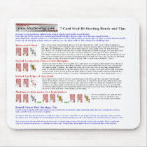 7 Stud Starting Hi-Hand & Tips Mousepad