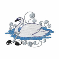 7 Swans Swimming embroidered shirts by ZazzleEmbroidery 7 Swans Swimming embroidered shirts