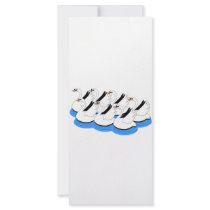 7 Swans Swimming rack cards