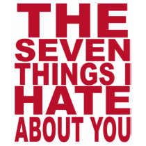 7 Things I Hate About You t-shirts