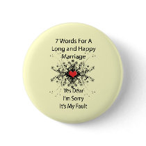 7 Words For A Long Marriage buttons by samack 7 Words For A Long Marriage buttons