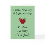 7 Words For A Long Marriage cards