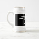 7 Words To A Long And Happy Marriage -Stein mugs by samack 7 Words To A Long And Happy Marriage -Stein mugs