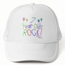 7 Year Olds Rock ! hats by BirthdaysRock 7 Year Olds Rock ! hats