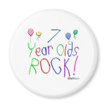 7 Year Olds Rock! Magnet
