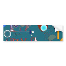 7 ZERO - Abstract Bumper Sticker