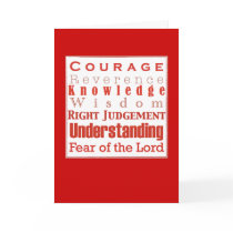 7Gifts for Your Confirmation Card