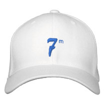 7m embroidered hats