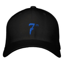 7m embroidered hats