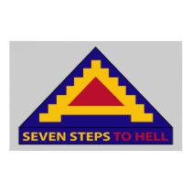 7th Army - Seven Steps To Hell - Poster posters by carlj56 7th Army - Seven Steps To Hell - Poster posters