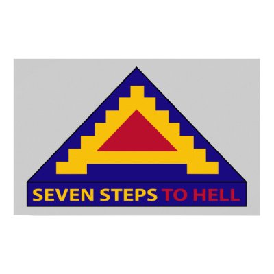 7th Army - Seven Steps To Hell - Poster by carlj56