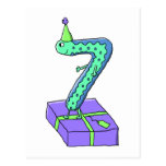 7th Birthday Cartoon. Post Cards