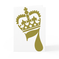 7th Birthday - Number – Seven Card