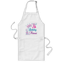 7th Birthday Princess Aprons