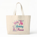7th Birthday Princess bags