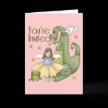 7th Birthday Princess Card
