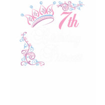 7th Birthday Princess t-shirts