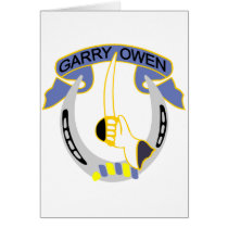 7th Cavalry Regiment Patch Greeting Card