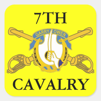 cavalry 7th stickers insignia zazzle