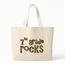 7th Grade Rocks Seventh Canvas Bag