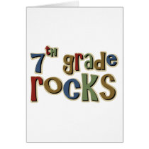 7th Grade Rocks Seventh Cards