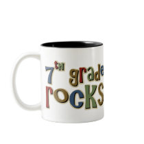 7th Grade Rocks Seventh Coffee Mugs
