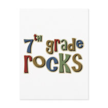 7th Grade Rocks Seventh Postcards