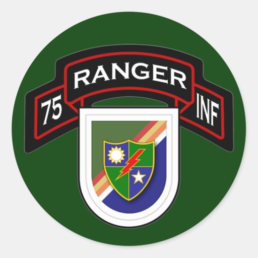 7th Infantry Regiment Rangers Classic Round Sticker Zazzle