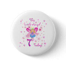 7th Little Angel Birthday Pins