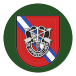 7th SFG-A 4 el Sal Round Sticker