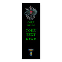 7th special forces green berets group bookmarkers business card